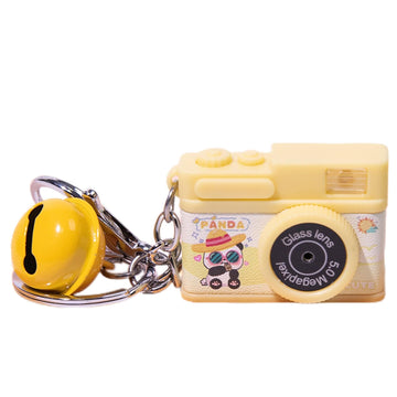 Anime Cartoon  Light Camera Shaped LED Light Keychain Kawaii Kids Keychain Bag Pendant Jewelry Gift.