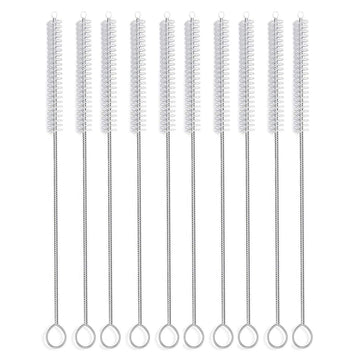 Pipe Cleaners, Extra Long Straw Brush for Sippy Cup, Water Bottle and Tubes, Drinking Straw Cleaning Brush Set 10 Pack