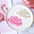 Silicone cake mold with 