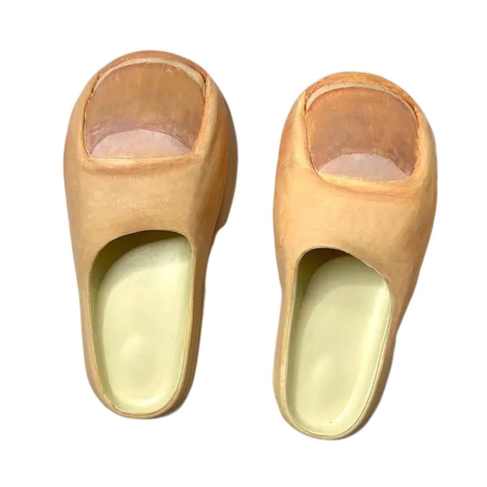 Baby girl’s Fancy Dress Big Toe Slides by Everything Baby, outdoor Halloween party footwear with colorful, playful design.