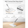 Mini Mop portable self-squeeze mini mop with long handle, reusable cloths, ideal for small spaces and multi-surface cleaning.