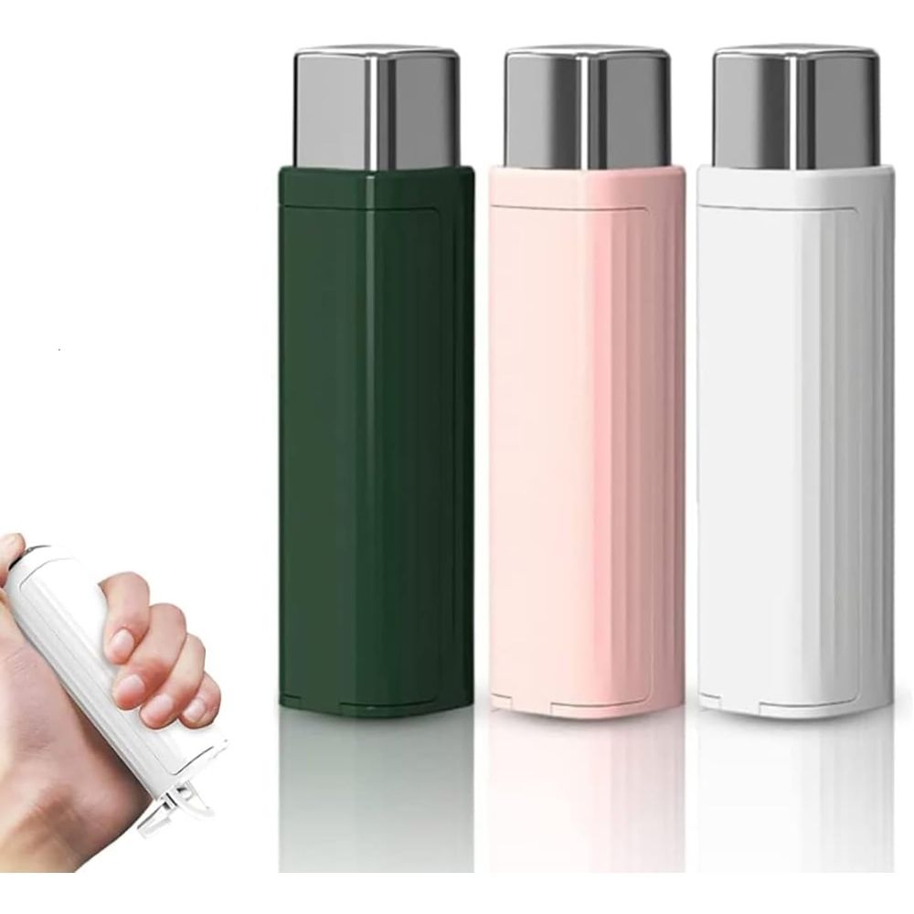 Portable ABS floss dispenser box with three refillable floss picks, ideal for travel and on-the-go baby and kids dental care.