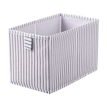 Foldable Storage Bins, Rectangular Storage Basket, Small Basket For Closet And Shelves, Fabric Organizer With Handles For Organizing Toys, Books, Blankets