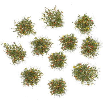 25Pcs Green Grass Tuft Model for DIY Micro Landscape Sand Table Decoration Durable and Realistic