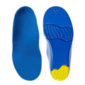 Kids orthotic insoles by Everything Baby designed for flat feet, providing arch support and foot correction for children's sports shoes.