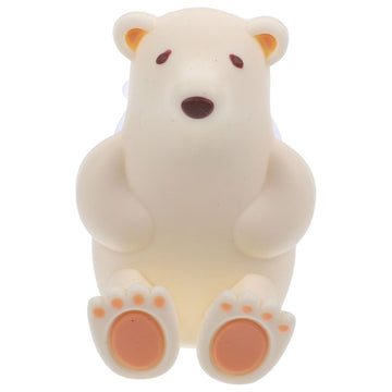 Beige silicone suction cup toothbrush holder for bathroom, designed for baby and kids' grooming, by Everything Baby.