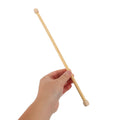 Eight beige wooden banner rods for wall hanging, tapestry, and DIY craft projects, ideal for baby and kids' décor and building toys.