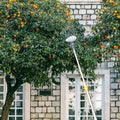 Lightweight blue fruit harvester tool for picking peaches, designed for outdoor gardening and outdoor play activities.
