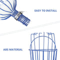 Lightweight blue fruit harvester tool for picking peaches, designed for outdoor gardening and outdoor play equipment.