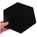 Set of 10 anti-wear felt hexagon tiles for bulletin boards, ideal for home decoration and kids' building toy projects.