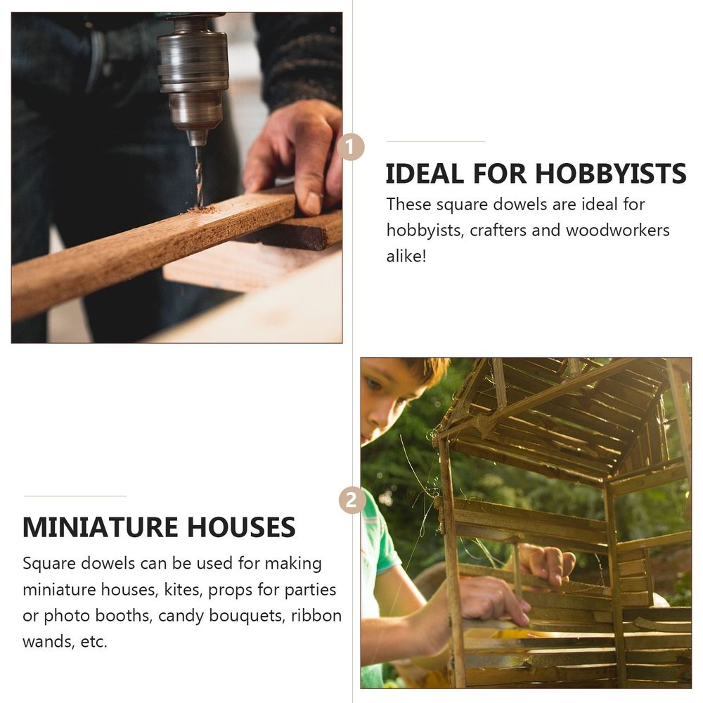 Set of 25 wooden craft rods for kids' building toys, made by Everything Baby, ideal for children's DIY and creative projects.