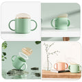 Baby drinking cup by Everything Baby, made of safe PP plastic, designed for kids to drink water comfortably.
