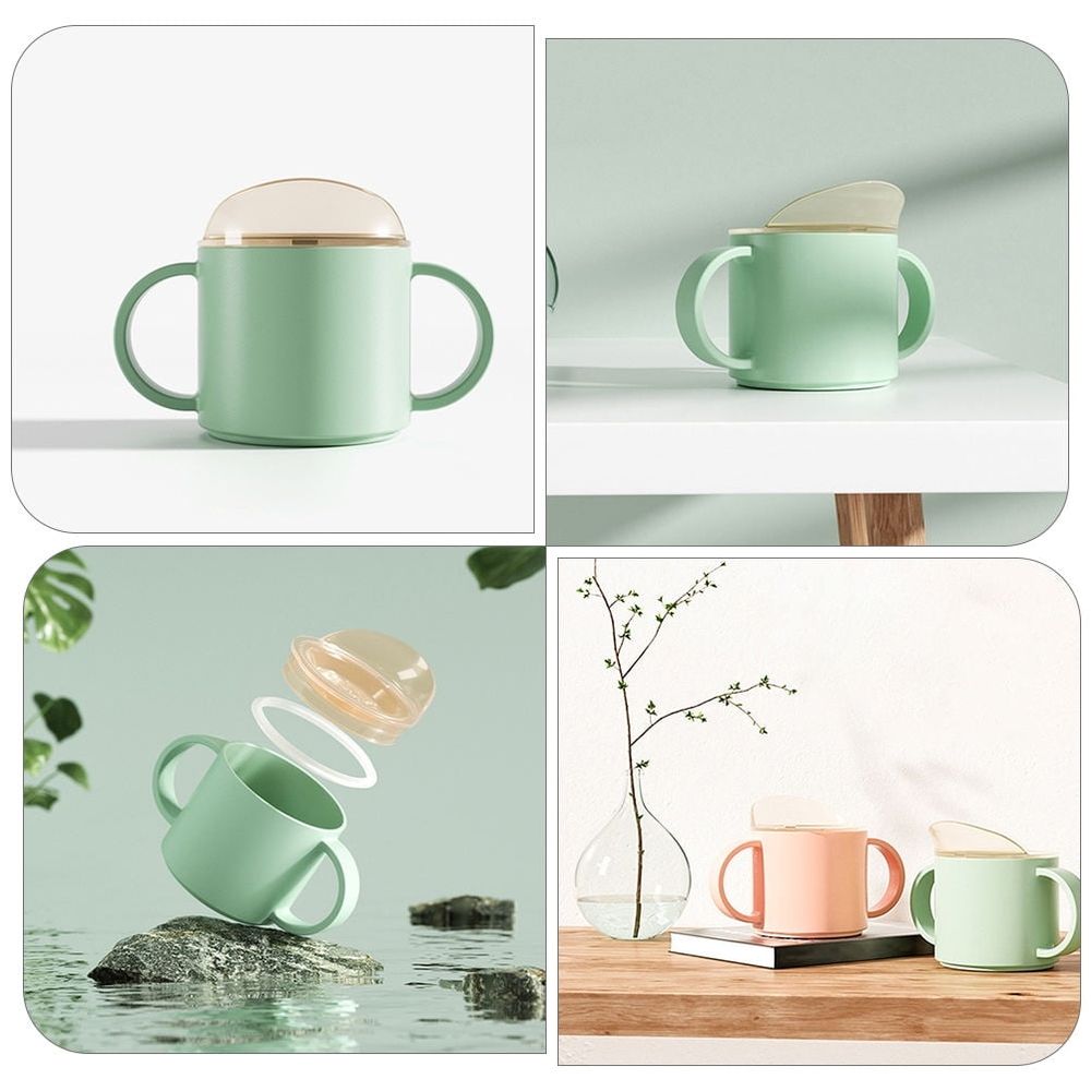 Baby drinking cup by Everything Baby, made of safe PP plastic, designed for kids to drink water comfortably.