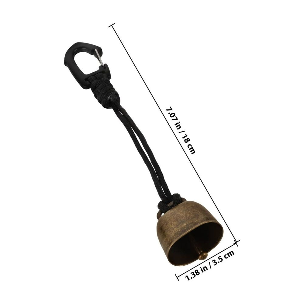 Colorful iron bear-shaped emergency bell for outdoor play, durable and safe for kids, from Everything Baby outdoor toy collection.