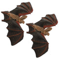 Two realistic plastic bat models for kids' outdoor play, part of Everything Baby’s party supplies collection.