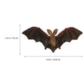 Two realistic plastic bat models for kids party supplies, suitable for outdoor play and decorations by Everything Baby.