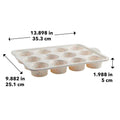 Silicone mini muffin pan for baking mini cupcakes, egg bites, and choco bombs, ideal for baby and kids feeding and baking.