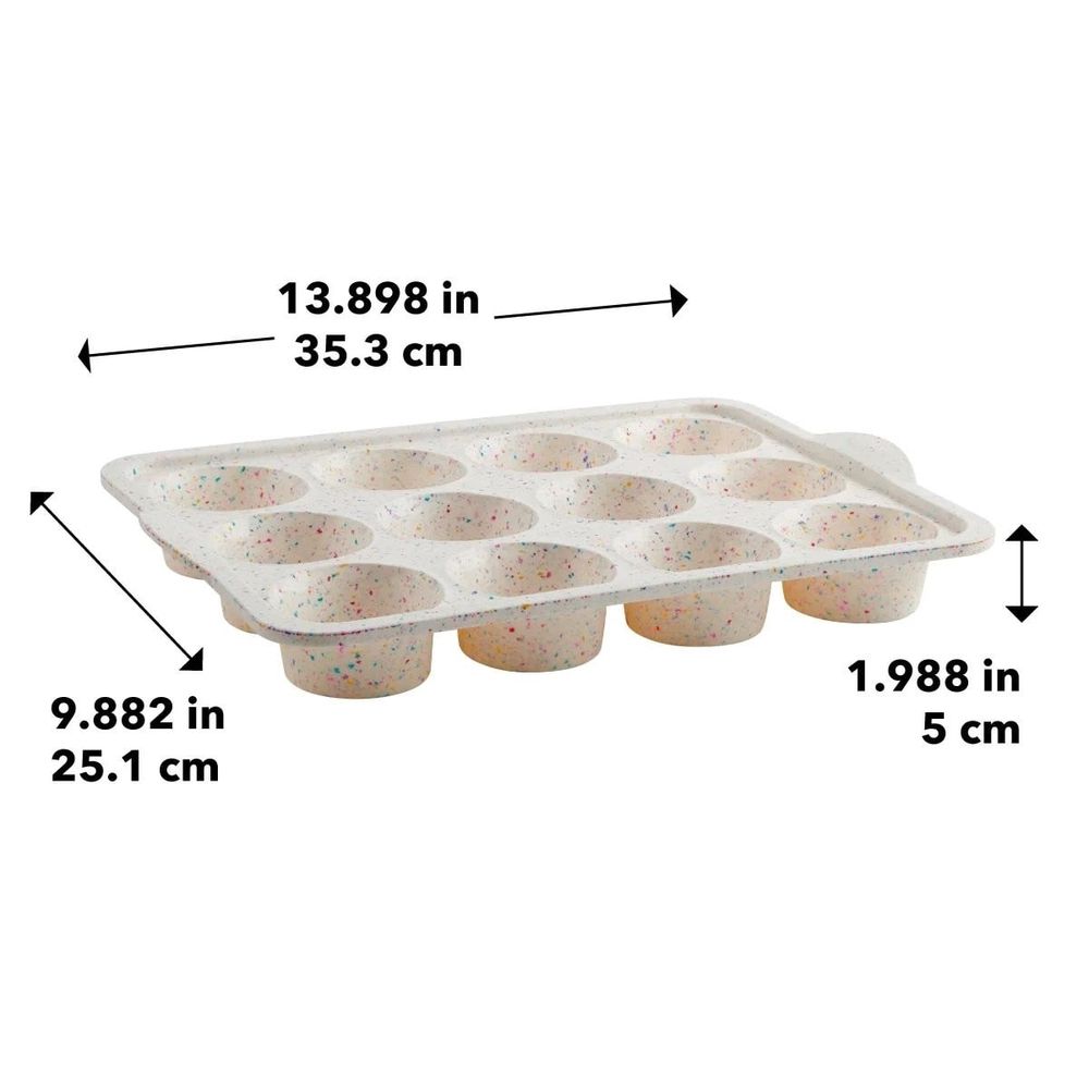 Silicone mini muffin pan for baking mini cupcakes, egg bites, and choco bombs, ideal for baby and kids feeding and baking.