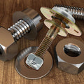 Durable baby rocking chair connecting pieces from Everything Baby, showing metal bearings for sturdy furniture assembly.