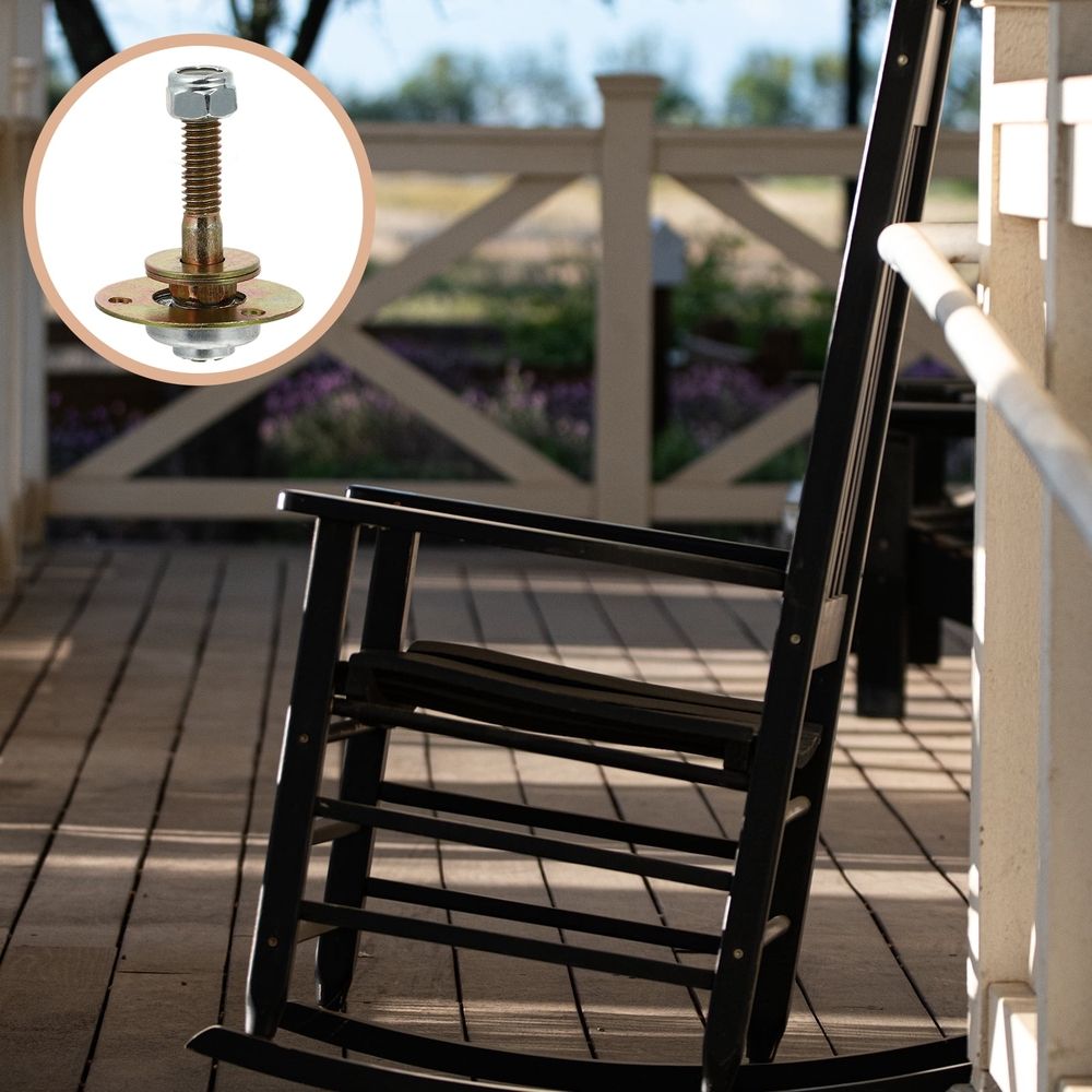 Durable 4-piece rocking chair connecting pieces for children's furniture, designed for stability and easy assembly from Everything Baby.