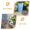 Assorted natural sand stone pebbles for fish aquarium and decoration, featuring various shapes and sizes for outdoor play and decor.