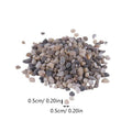 Assorted natural sand stone pebbles for aquarium and Microscape decoration, featuring various shapes and sizes.