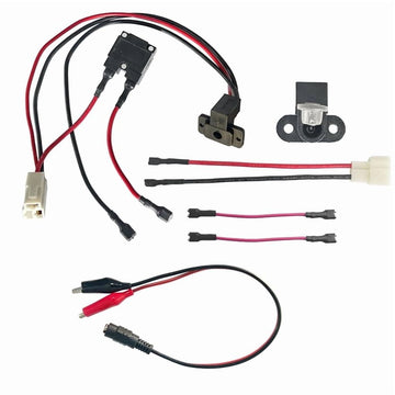 Circular 6V 12V 24V charger charging port for children's ride-on cars and electric toy bikes by Everything Baby.