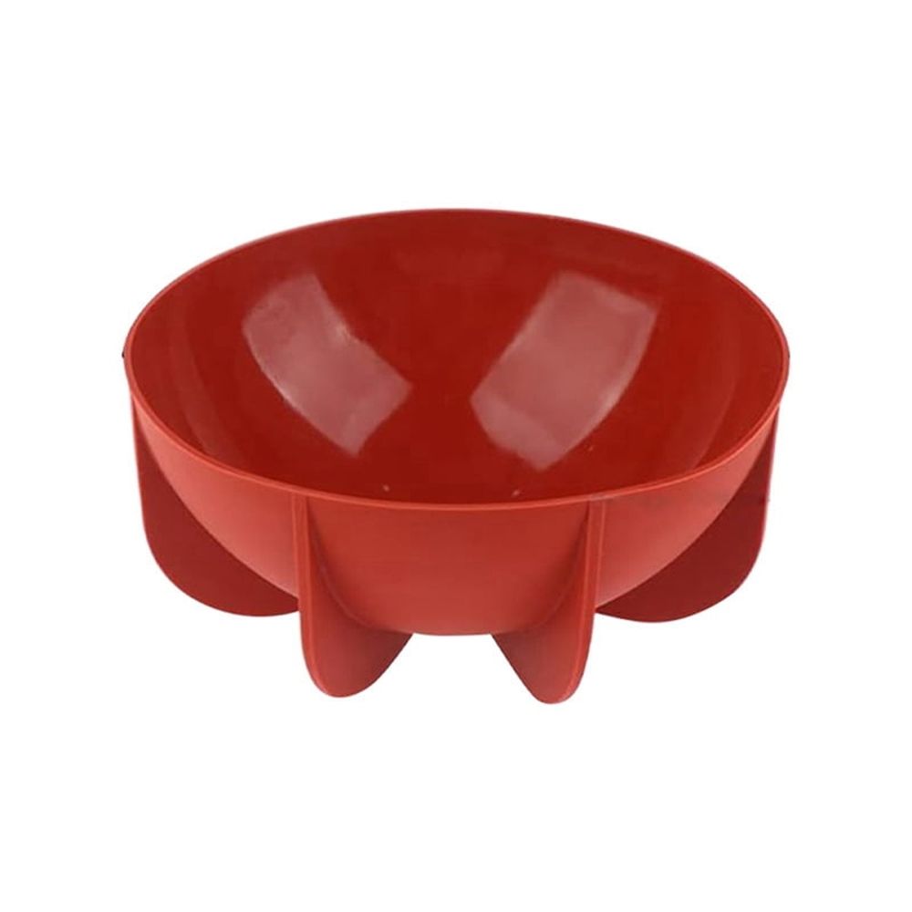 Silicone hemisphere baking mold in brick red, ideal for cake domes and semicircle shapes, from Everything Baby.