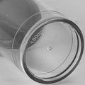 Transparent black stackable snack containers for kids and adults, 4-piece set, ideal for school and travel, from Everything Baby.