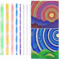 Set of 96 mandala dotting tools for painting rocks, clay sculpting, and art projects, featuring ball stylus and carving tools from Everything Baby.