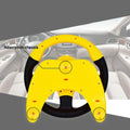 Children's steering wheel toy with lights and sounds, educational electronic ride-on car accessory for kids by Everything Baby.