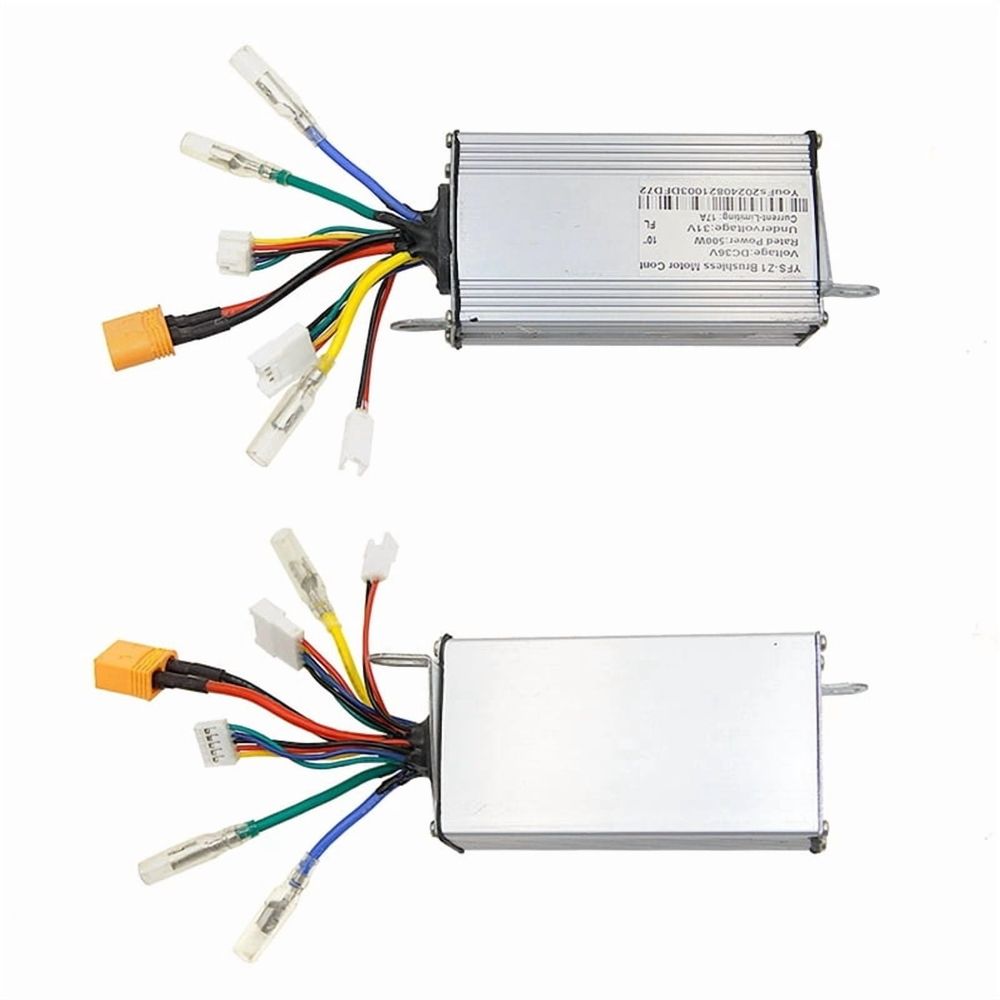 Electric scooter bike motor controller dashboard for 36V 500W brushless motor, compatible with kids' ride-on cars and go-karts.