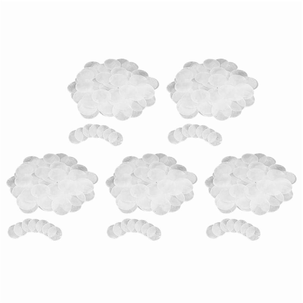 300 pcs white 2-inch capiz shells with holes, ideal for jewelry making and wind chimes, natural and lightweight shell craft supplies