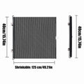 Retractable pet gate for dogs and cats, portable screen door, reinforced strip, 15.7x49.2 inches, ideal for baby safety and pet control