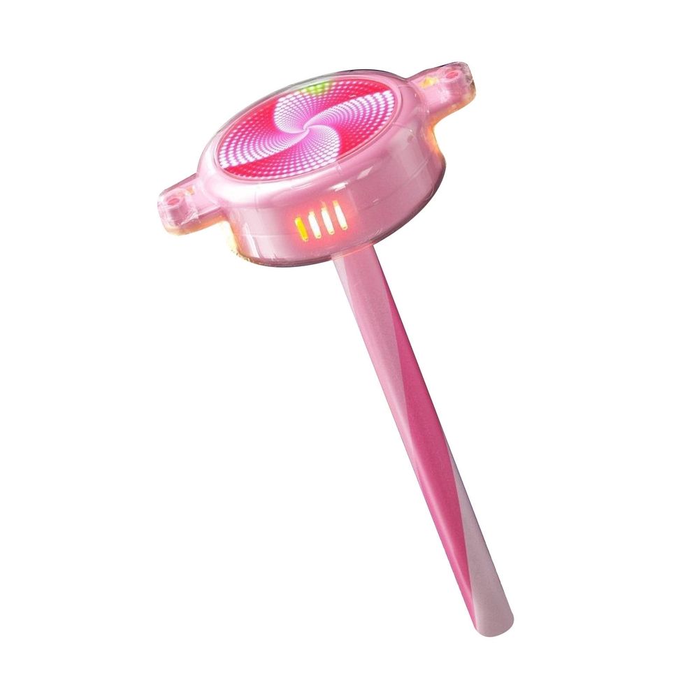 Rechargeable LED sparkler spinner toy by Everything Baby, safe flameless celebration toy with rotating lights for kids and adults.