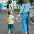 Adjustable 5ft children’s anti-lost wrist leash with breathable wristband for toddler safety during shopping and travel.