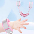 Adjustable 5ft children safety wrist leash with soft breathable wristband, ideal for shopping and travel with toddlers.