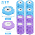 Set of 96 purple and blue toilet bowl wand refills for household cleaning, practical and odor-free, by Everything Baby.