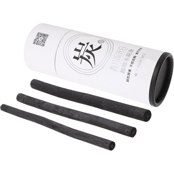 25PCS Black Willow Charcoal Sticks for Drawing - 7-9mm Sketching Set Soft Smooth Blending Easy Smudging for Art Practice