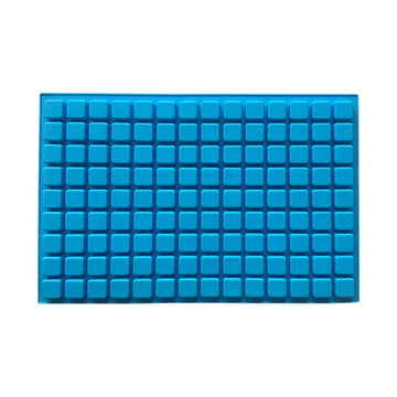 Silicone Ice Cube Tray, 126-Cavity Chocolate Mold & Candy Maker Pan, Non-Stick Gummy Molds, 11.4x7.5in, for Kitchen Baking, Freezer & Homemade Sweets.