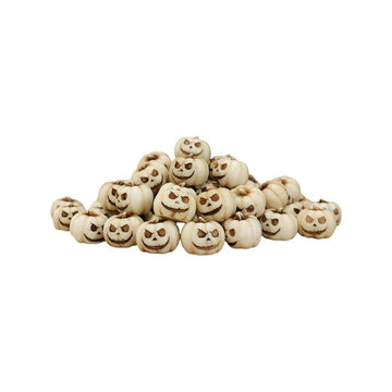 20Pcs Mini Jack O Lantern Resin Statues, Tiny Halloween Pumpkin Figurines For Potted Desktop DIY Fall Home Decor