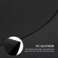 Black PU cup and dining mats with heat insulation and anti-skid features, designed for baby stroller and pram accessories.