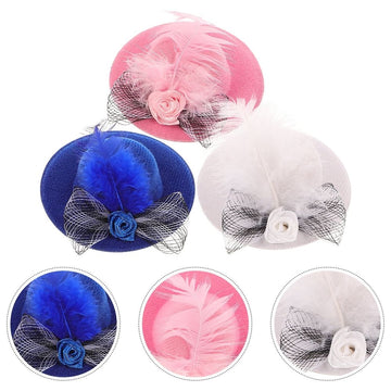 6Pcs Portable Cloth Chicken Hats with Adjustable Design Funny Hen Hat Decor for Parties
