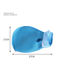 Blue dementia hand restraint gloves for elderly patients, breathable and anti-scratch safety mitts, designed by Everything Baby.
