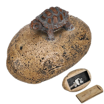 Garden Turtle Statue Key Hider, Assorted Colors, Durable and Concealed