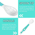 Baby & Kids flatware set with TPE handles, includes fork and spoon, designed for safe use by young children.
