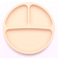 Baby suction plate from Everything Baby with divided silicone design, suitable for toddlers, microwave and dishwasher safe.