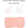 Six large unisex cotton baby burp cloths set, soft and absorbent for newborns, ideal for nursing and feeding.