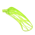 Lightweight green curved floorball stick blade replacement for indoor high-intensity floorball games, suitable for kids and outdoor play.