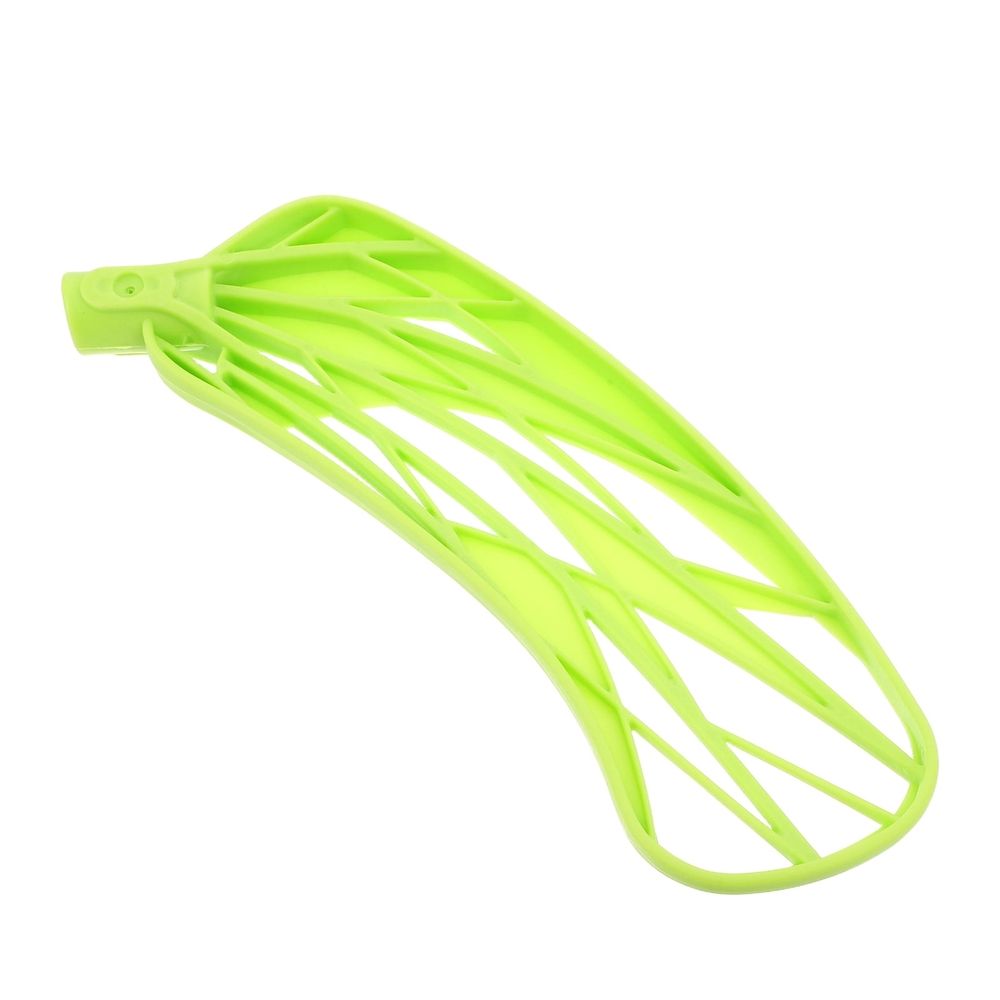 Lightweight green curved floorball stick blade replacement for indoor high-intensity floorball games, suitable for kids and outdoor play.